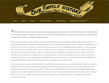Tablet Screenshot of familyhistorytoday.info
